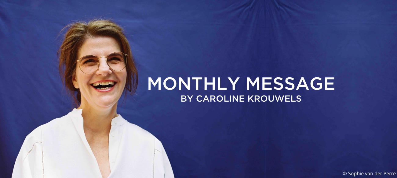 Caroline's Monthly Message: Let's dress up again!