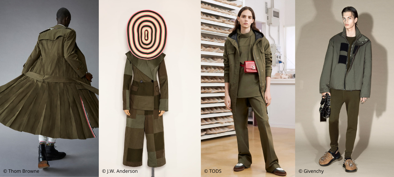 Must-wear trend van fall/winter 2021-2022: Olive Green